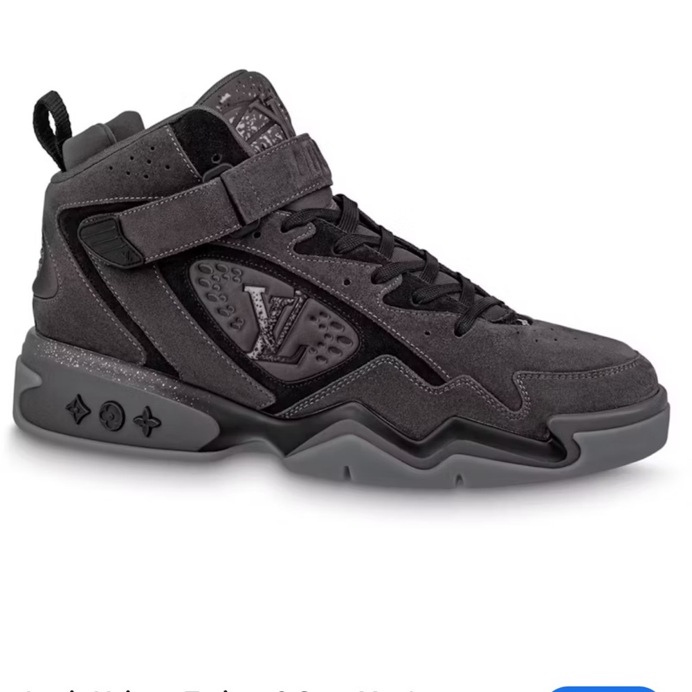 Louis Vuitton Gray High-Top Sneakers